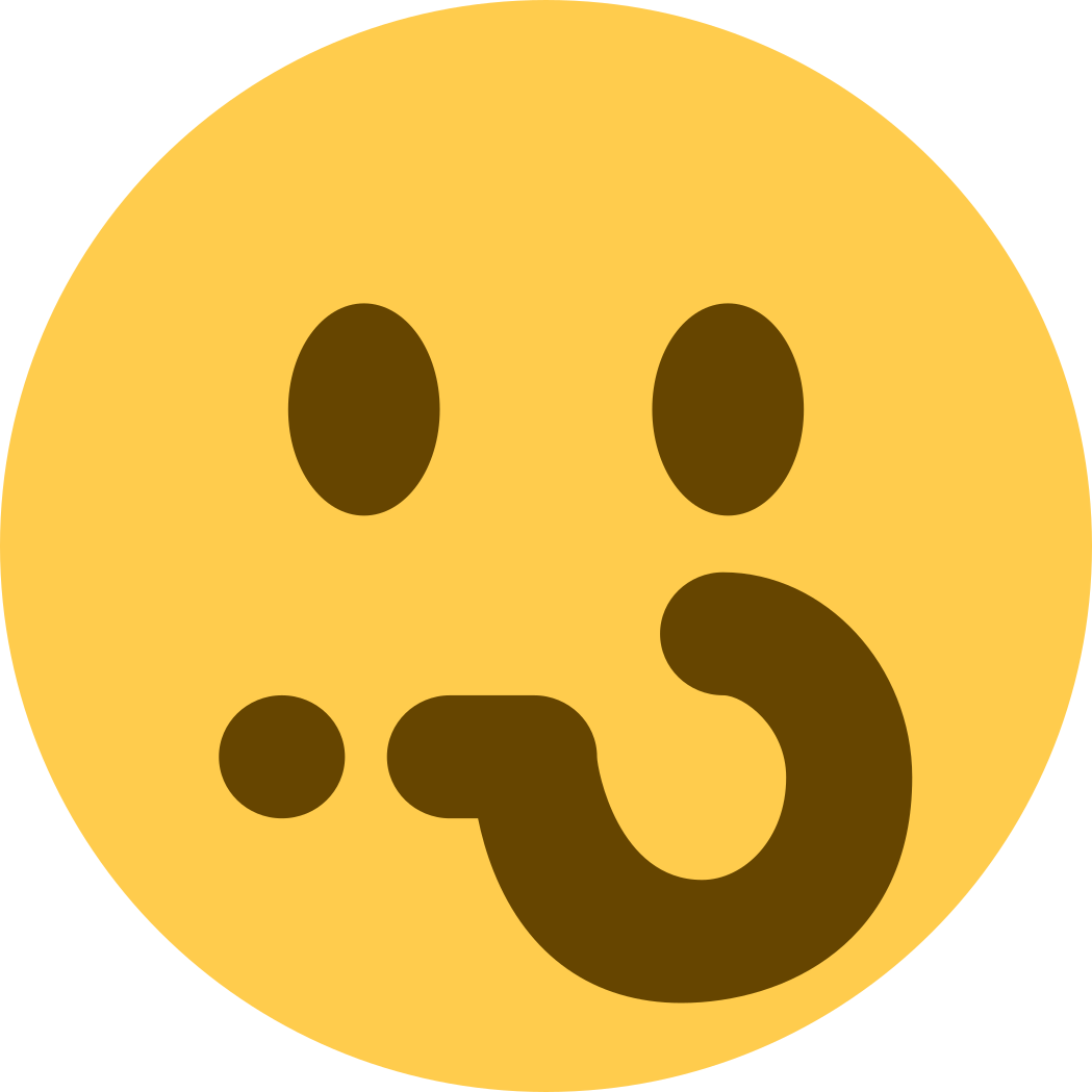 Confused Emoji Expression PNG Image