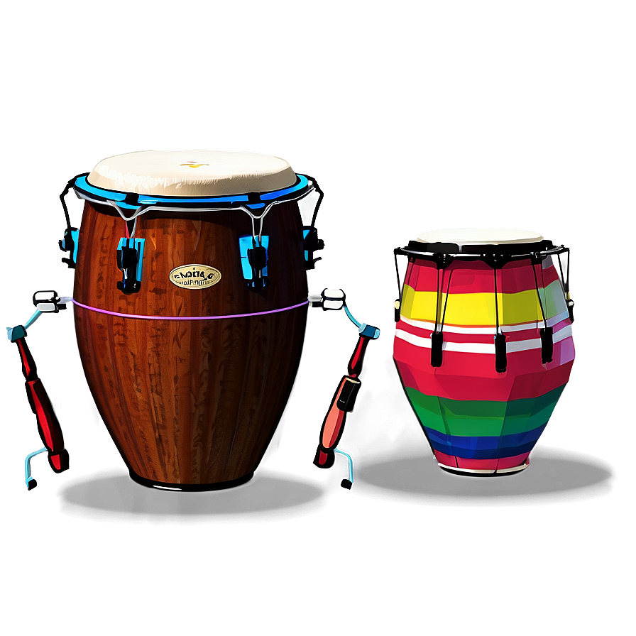 Conga Drums Pair Png 05242024 PNG Image