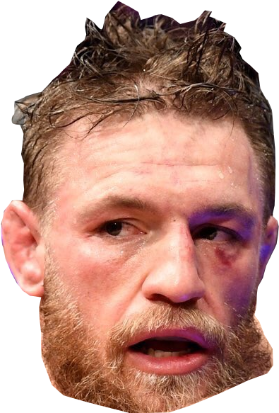 Conor Mc Gregor Intense Facial Expression PNG Image