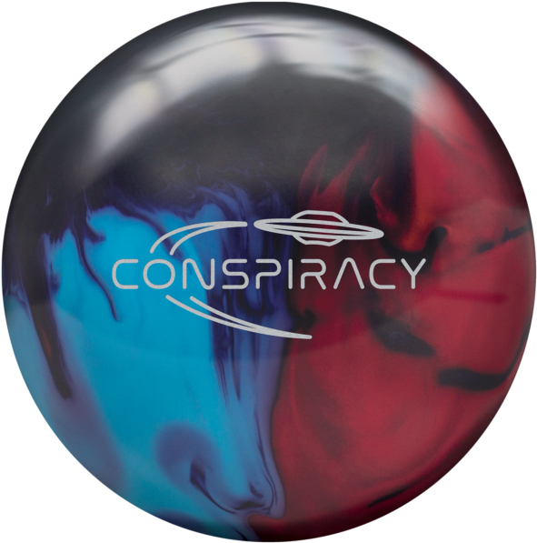 Conspiracy Bowling Ball Design PNG Image