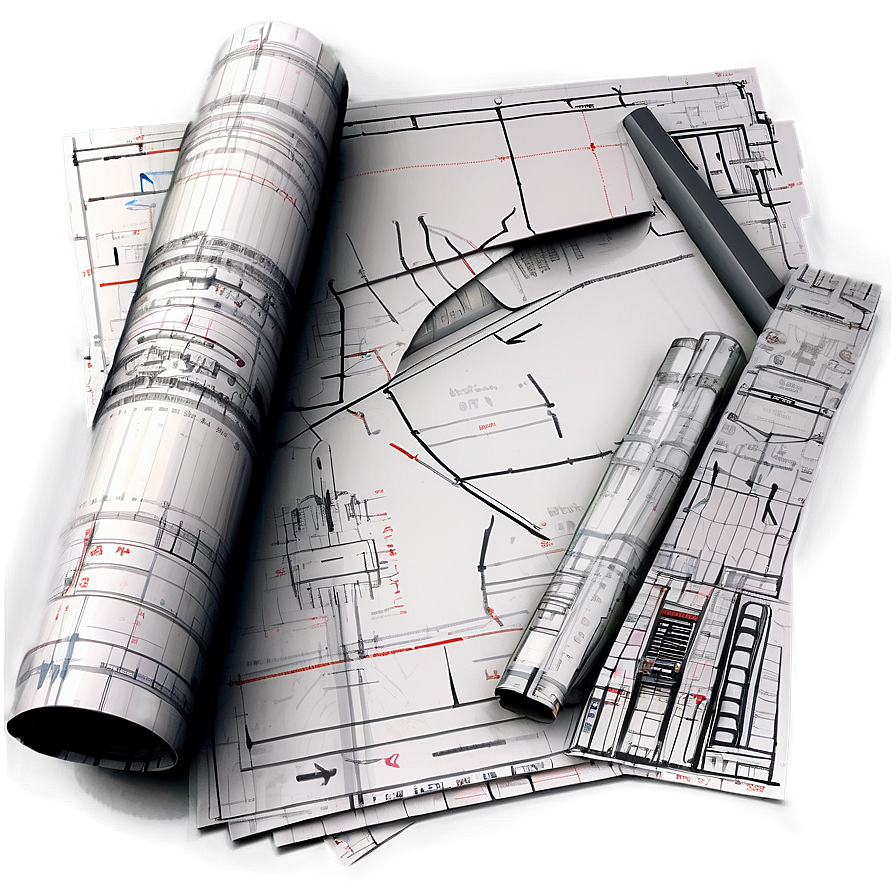 Construction Blueprint Png 05242024 PNG Image