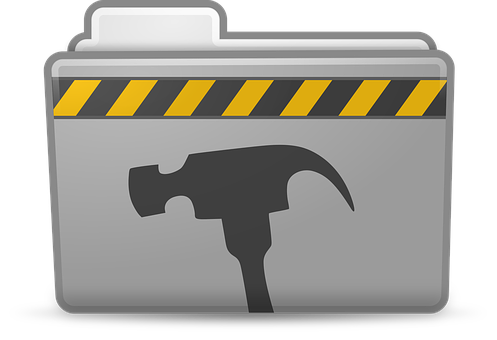 Construction Folder Icon PNG Image