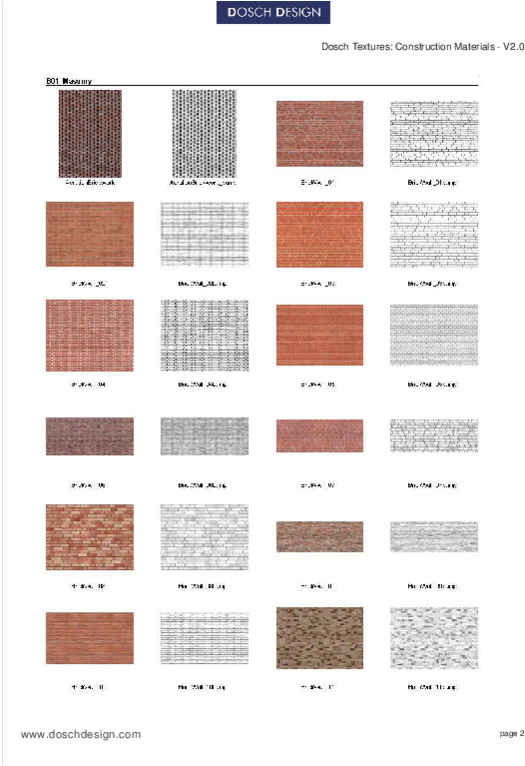 Construction Material Textures Dosch Design PNG Image