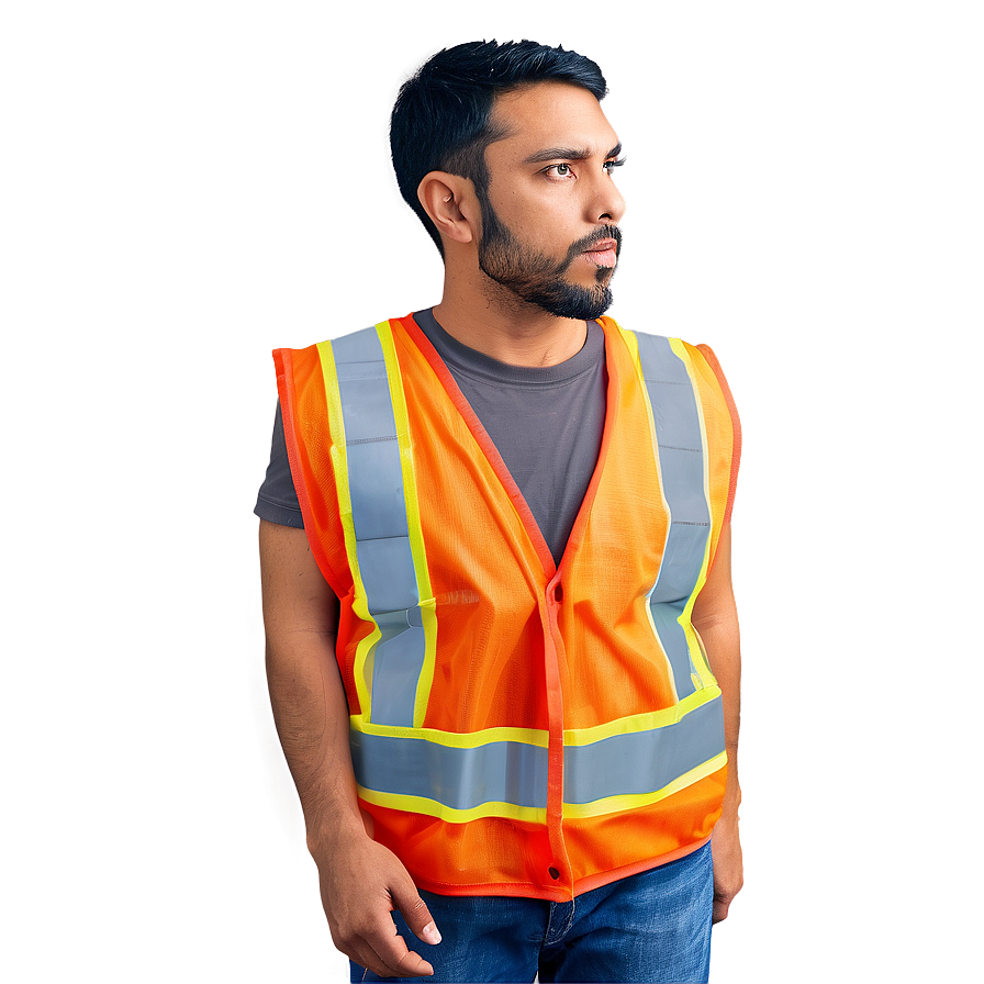 Construction Safety Vest Png Ywi87 PNG Image