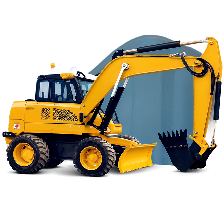 Construction Site Backhoe Png 06272024 PNG Image