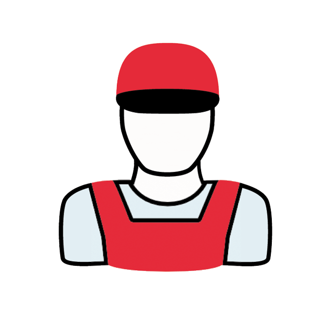 Construction Worker Avatar Icon PNG Image