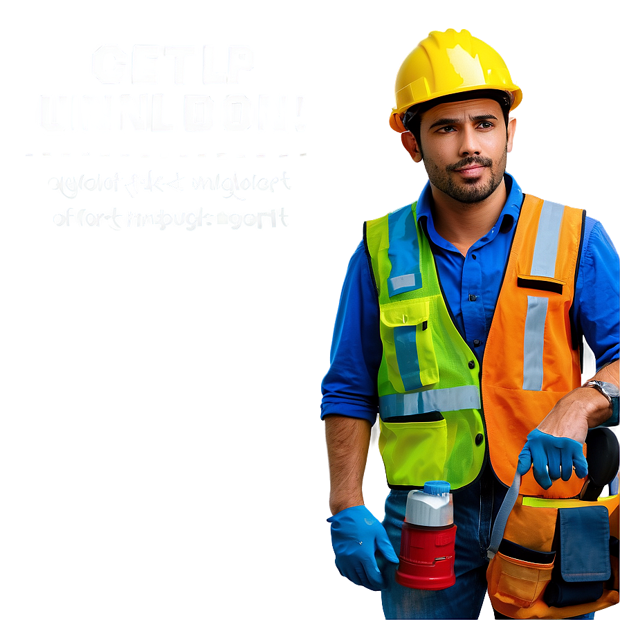 Construction Worker Break Png Etm PNG Image