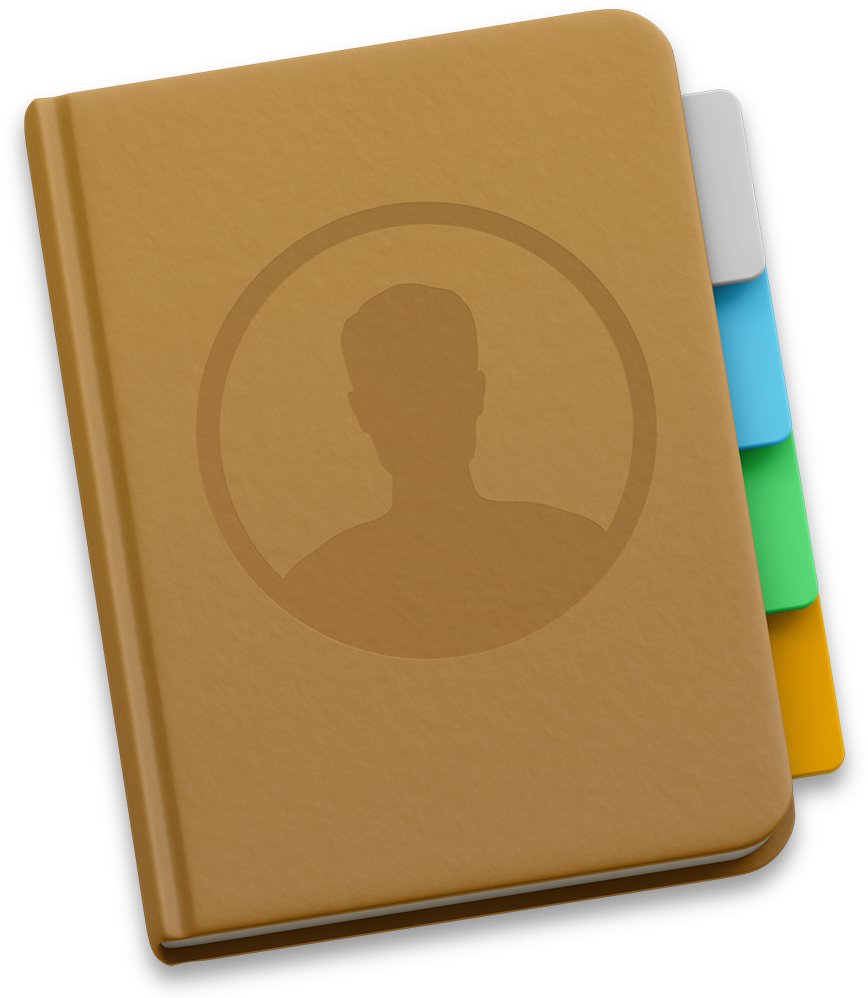 Contact Book Icon PNG Image