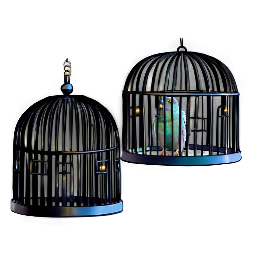 Contemporary Birdcage Png Mem PNG Image