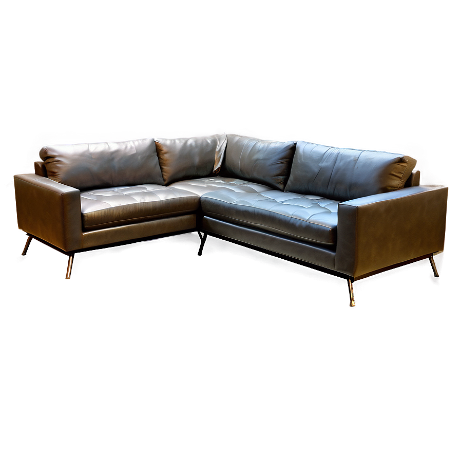 Contemporary Corner Sofa Png 05252024 PNG Image