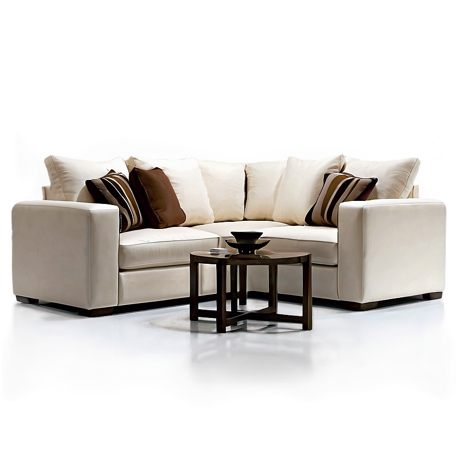 Contemporary Corner Sofa Png 05252024 PNG Image