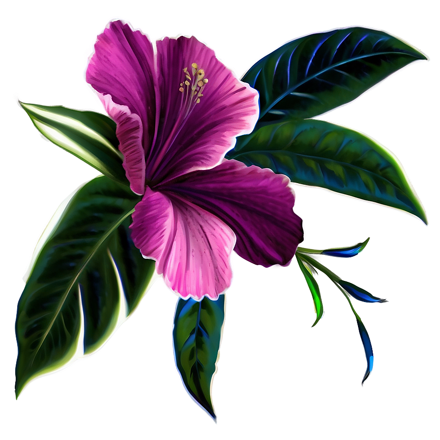 Contemporary Flower Print Png 06262024 PNG Image