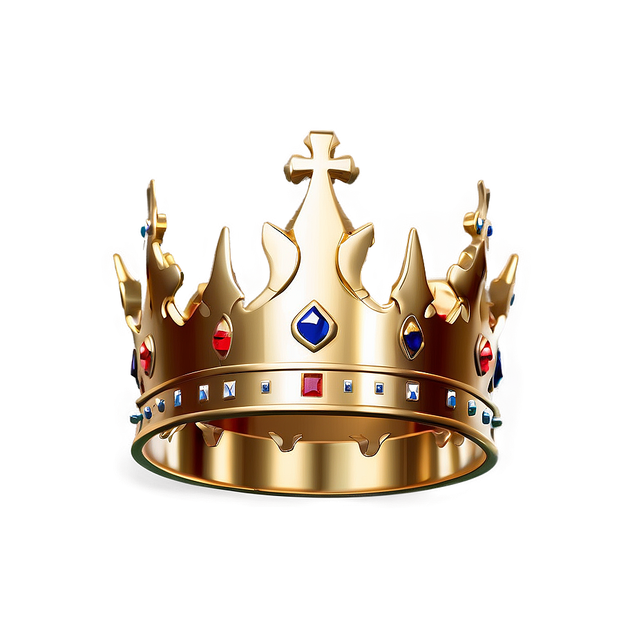 Contemporary Golden Crown Png Nhx94 PNG Image