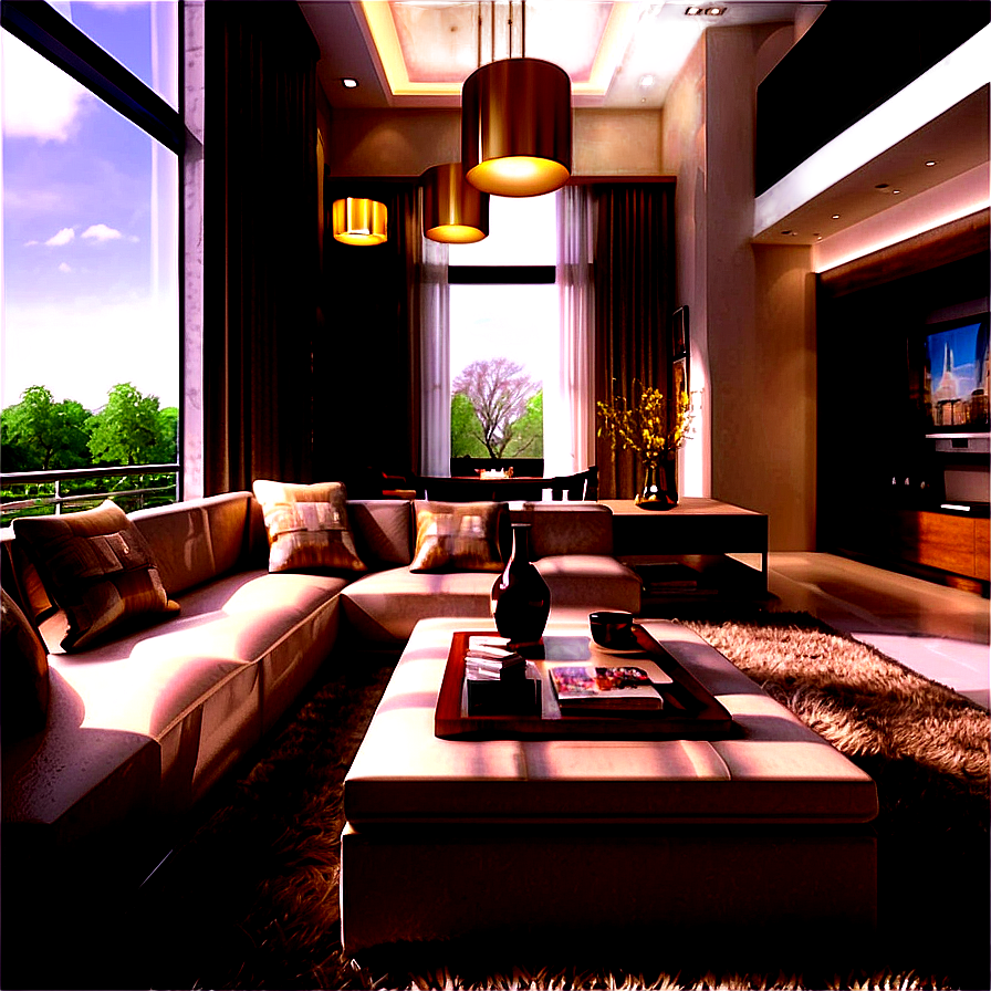 Contemporary Living Room Ideas Png Lsk91 PNG Image