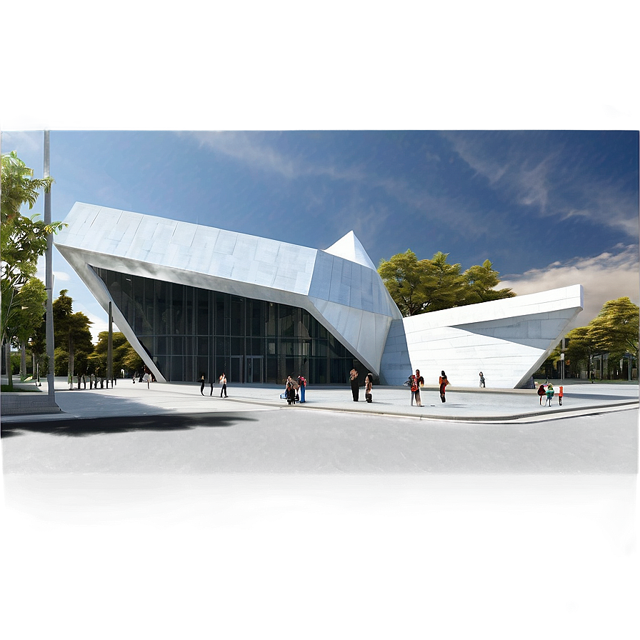 Contemporary Museum Building Png Uql65 PNG Image