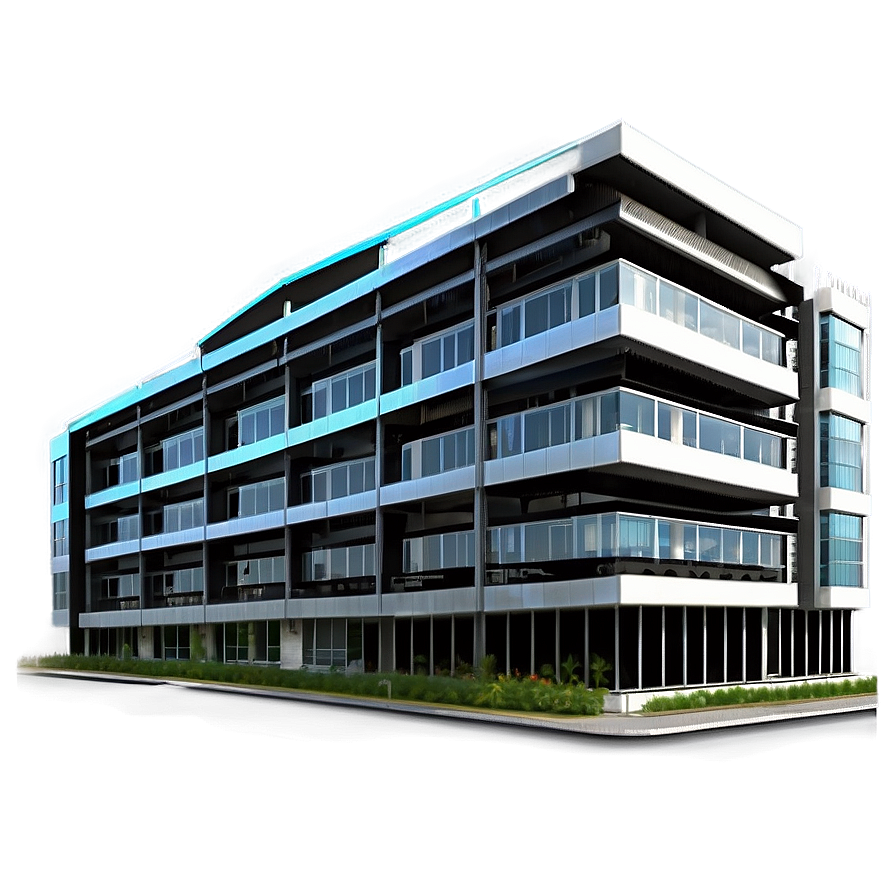 Contemporary Office Building Png 79 PNG Image