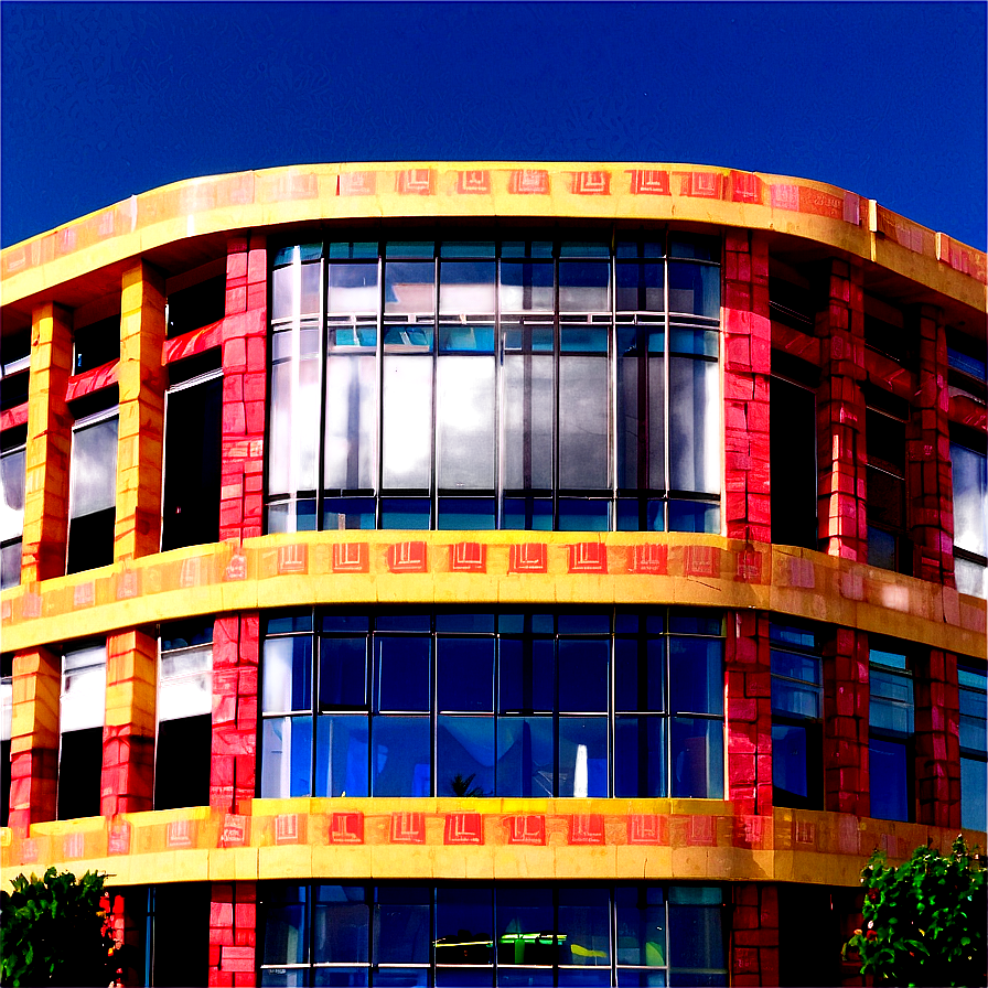 Contemporary Office Building Png Cou PNG Image