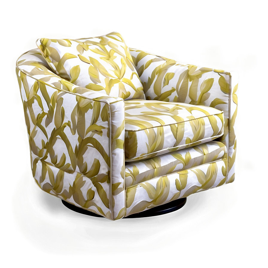 Contemporary Swivel Armchair Png Usq PNG Image