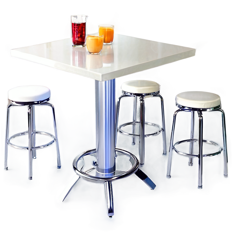 Contemporary White Bar Table Png 53 PNG Image