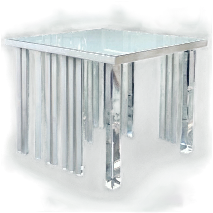 Contemporary White Table Png 06122024 PNG Image