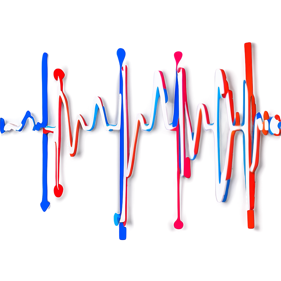 Continuous Heartbeat Line Png Etf16 PNG Image