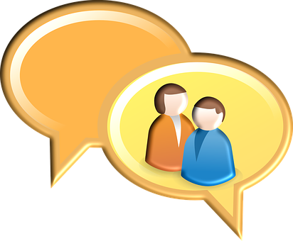 Conversation Bubble Icon PNG Image