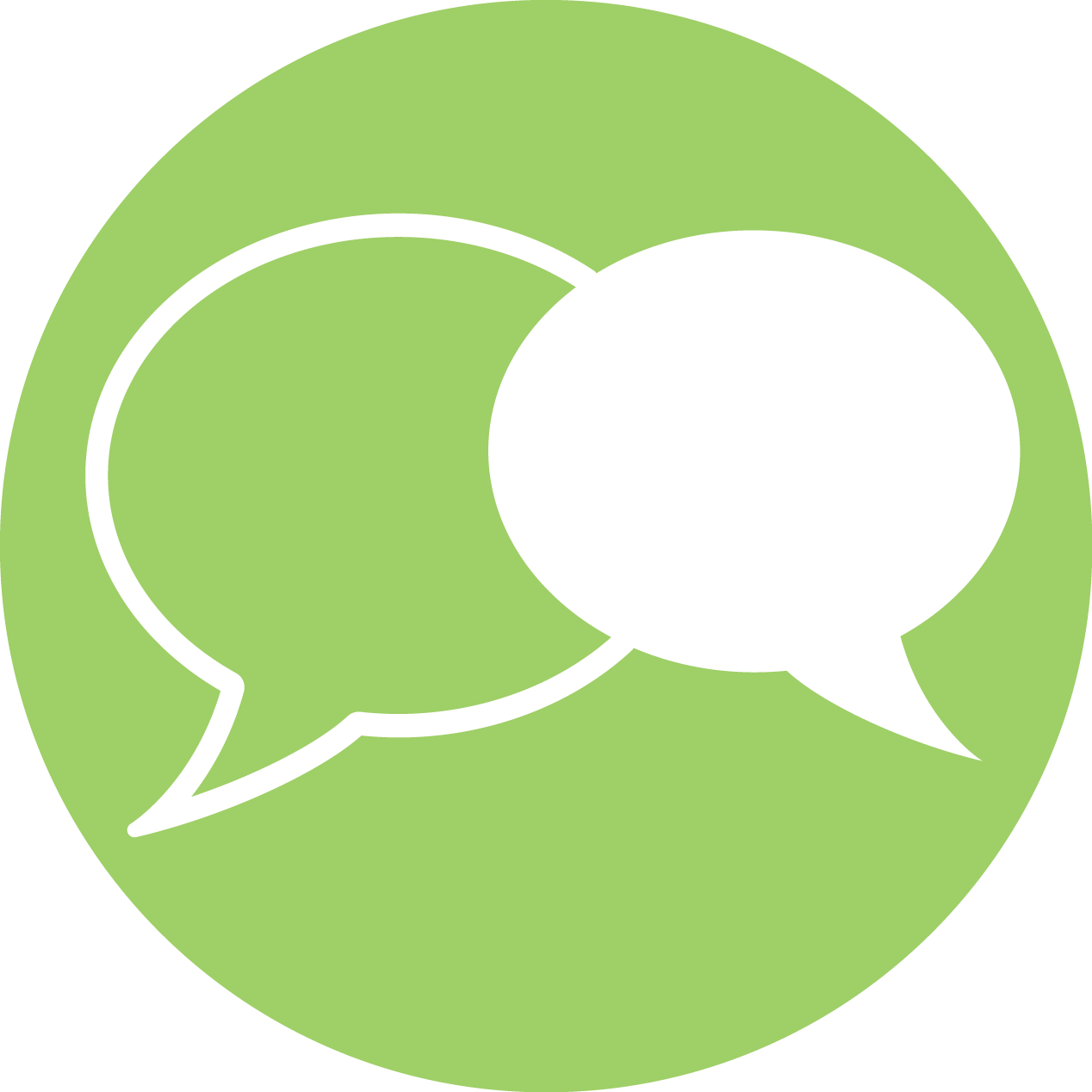 Conversation Bubbles Icon PNG Image