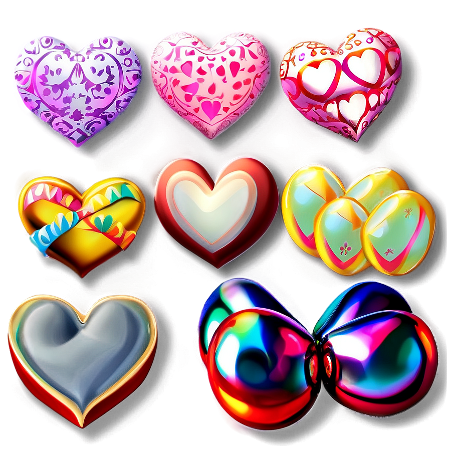 Conversation Hearts Clipart Png 06282024 PNG Image