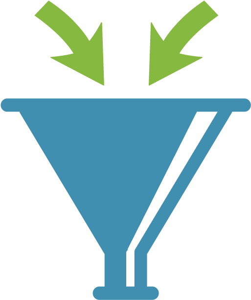 Conversion Funnel Graphic PNG Image