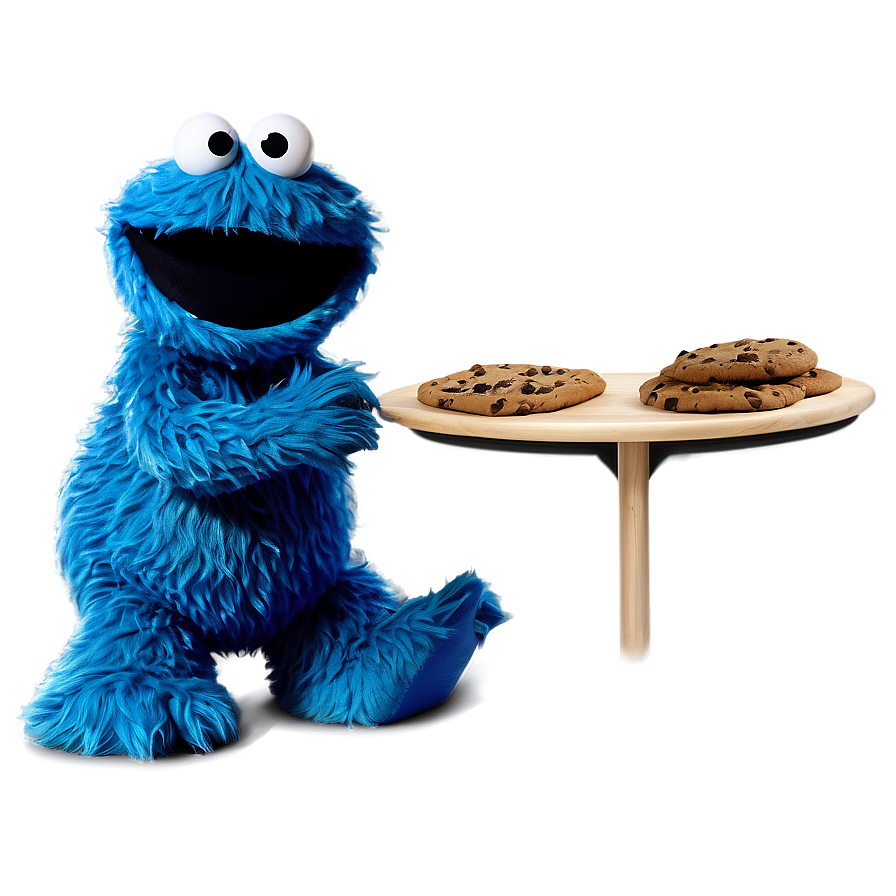 Cookie Monster Cutout Png Ban PNG Image