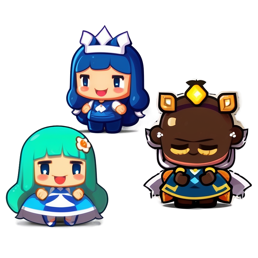 Cookie Run Kingdom Characters Scenes Png 06282024 PNG Image