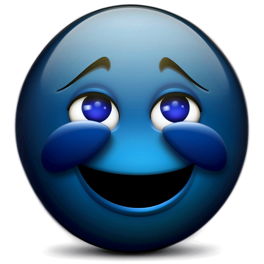 Cool Blue Emoji Images Png 34 PNG Image