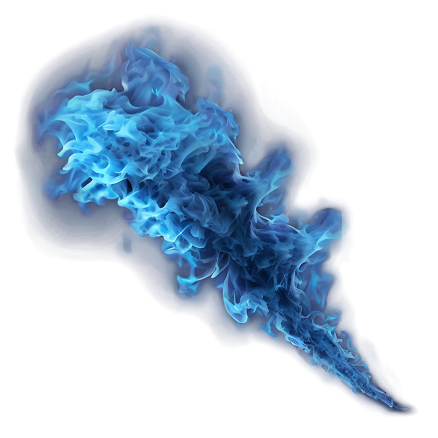 Cool Blue Fire Effect Png Nbg55 PNG Image