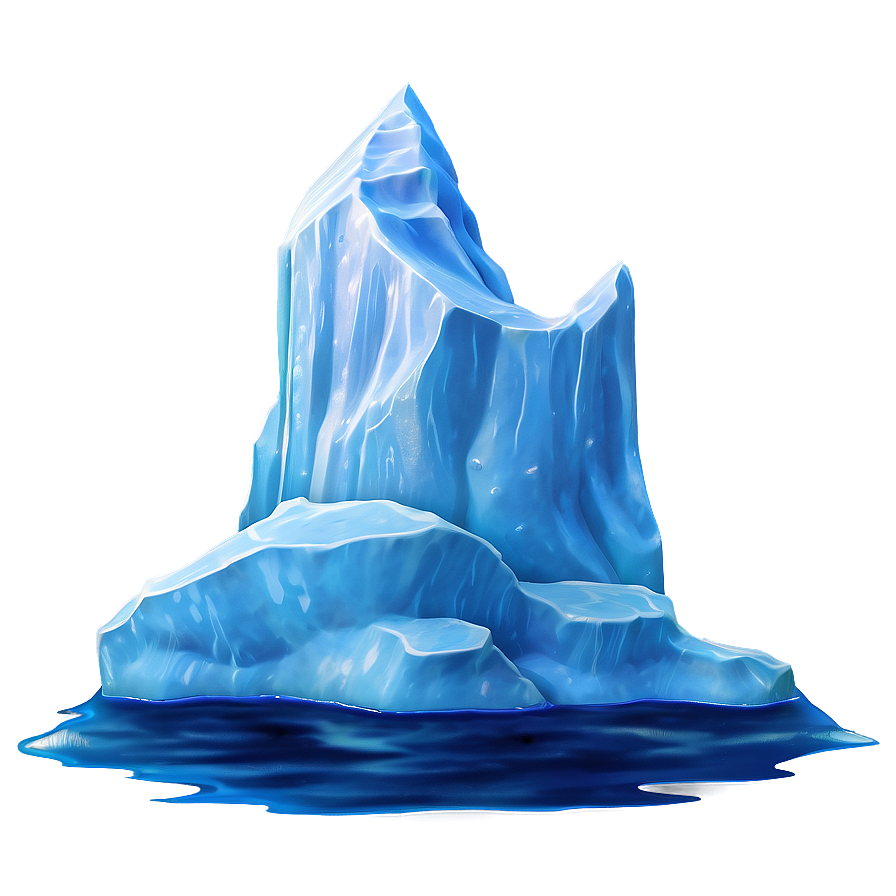 Cool Blue Iceberg Png Anf PNG Image