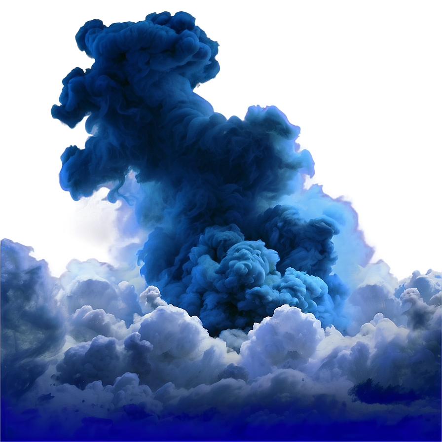 Cool Blue Smoke Png Ftt PNG Image