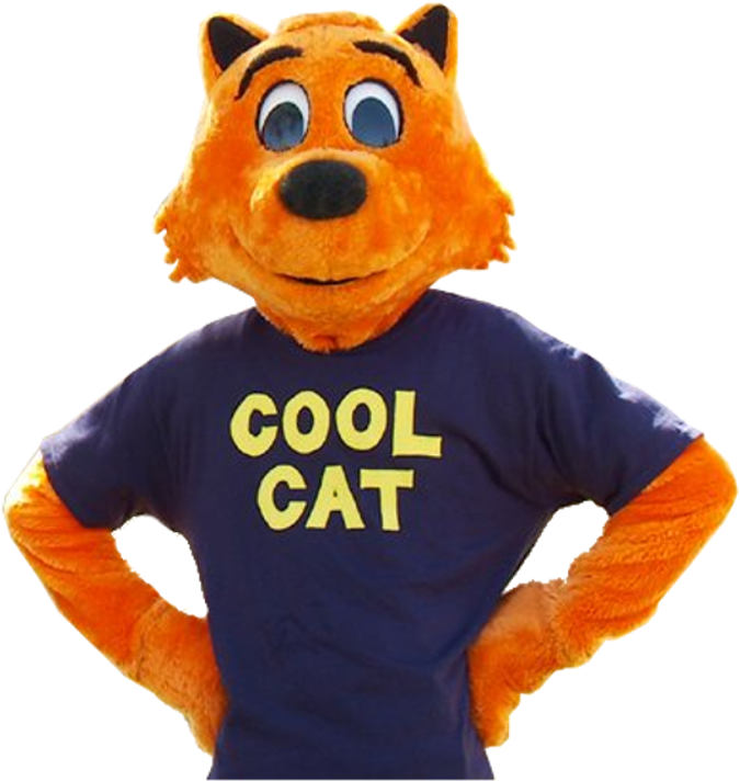 Cool Cat Costume Character PNG Image