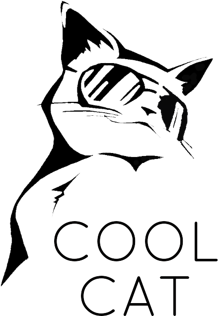 Cool Cat Sunglasses Graphic PNG Image