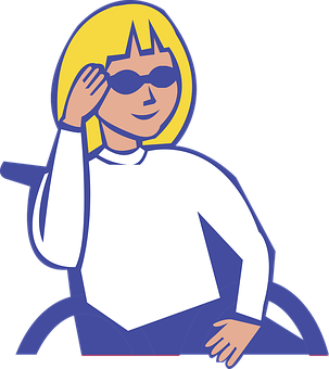 Cool Girl Cartoon Character PNG Image