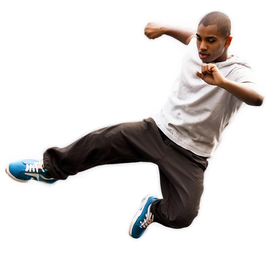 Cool Guy Doing Parkour Png 5 PNG Image