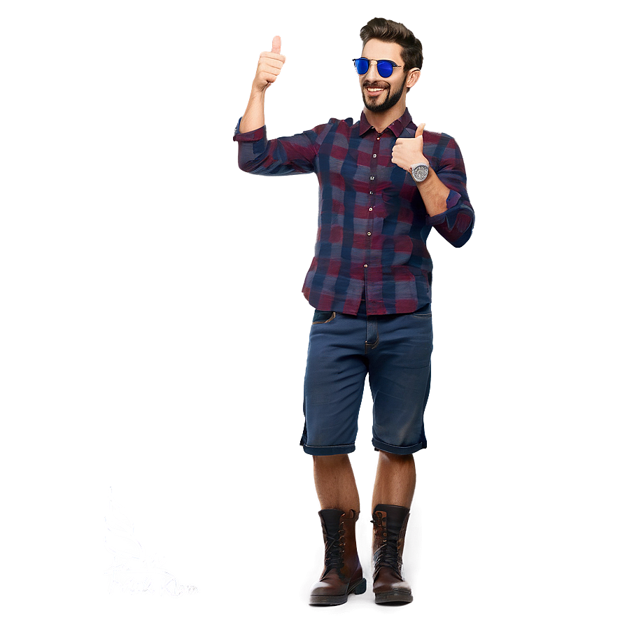 Cool Guy Thumbs Up Emoji Png Cmq PNG Image