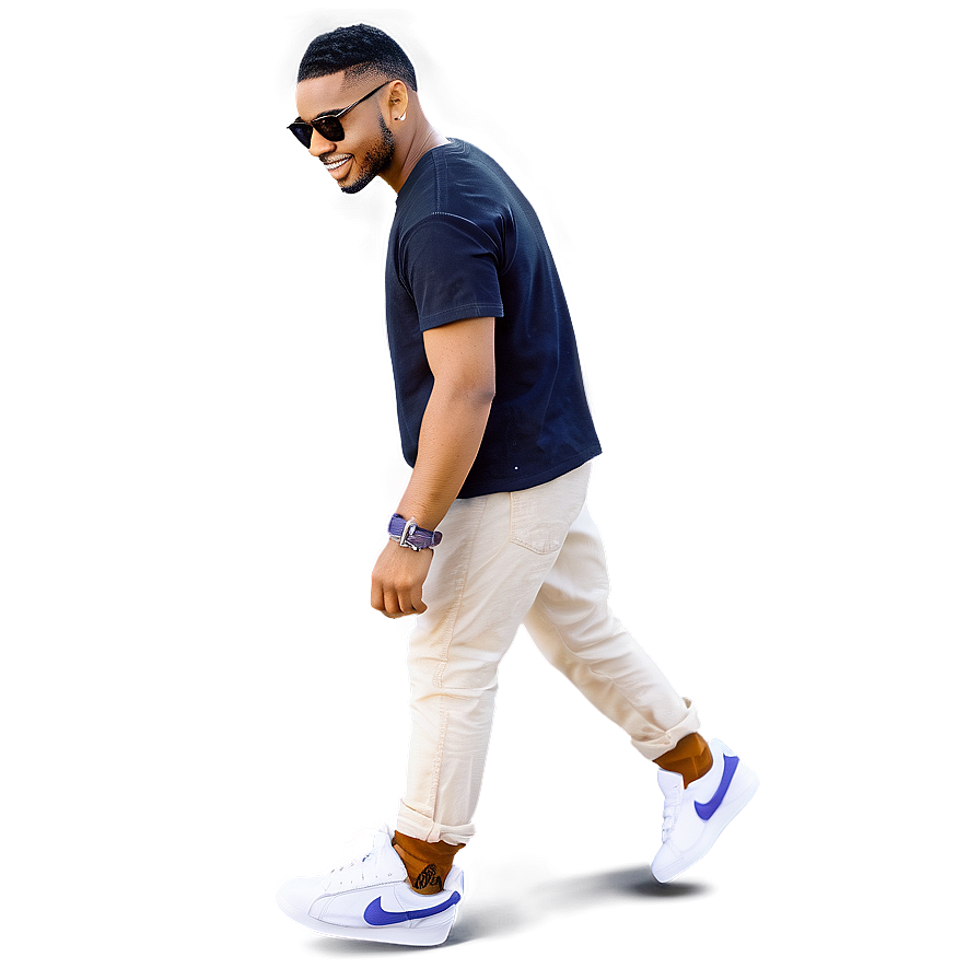 Cool Guy With Sneakers Png Hlj PNG Image