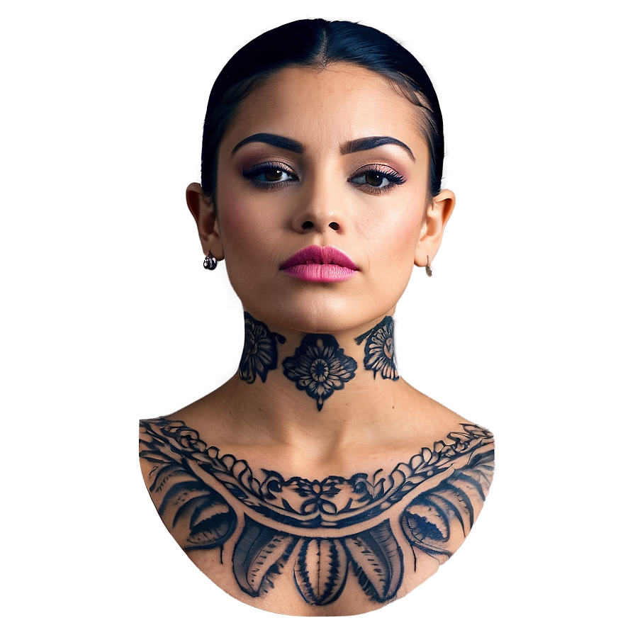 Cool Neck Tattoo Inspirations Png Xfu83 PNG Image