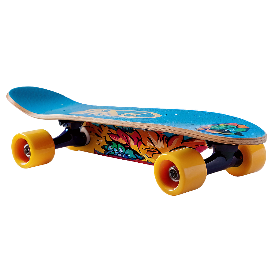 Cool Skateboard Deck Illustration Png Isg PNG Image