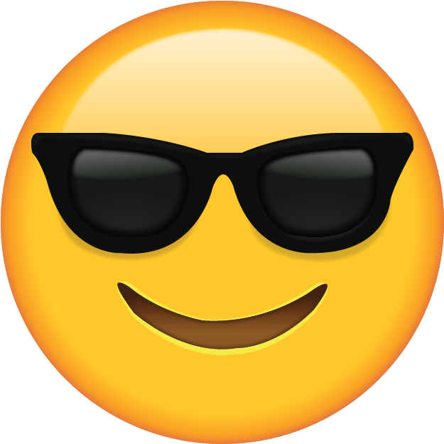 Cool Sunglasses Emoji PNG Image