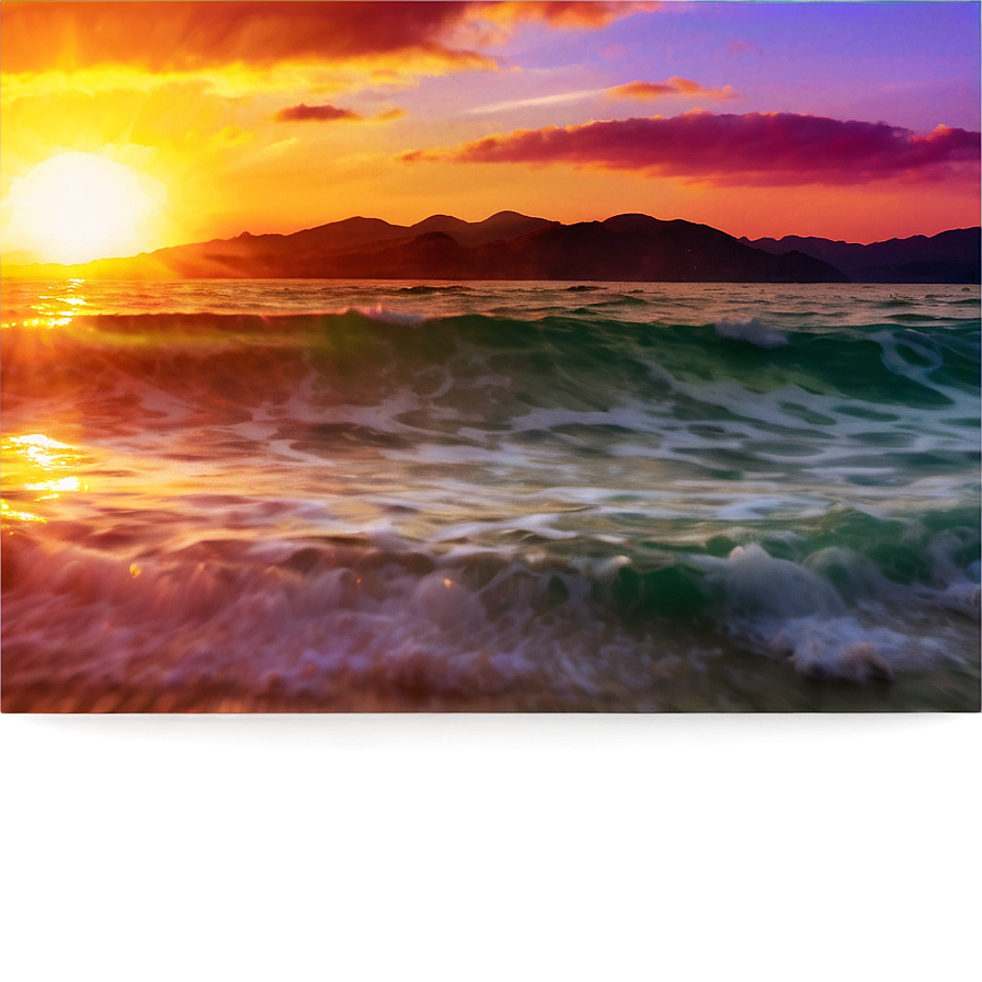 Cool Sunset Wallpaper Png Ngd PNG Image