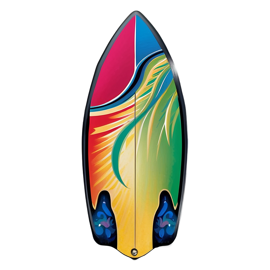 Cool Surfboard Style Png Kkk96 PNG Image