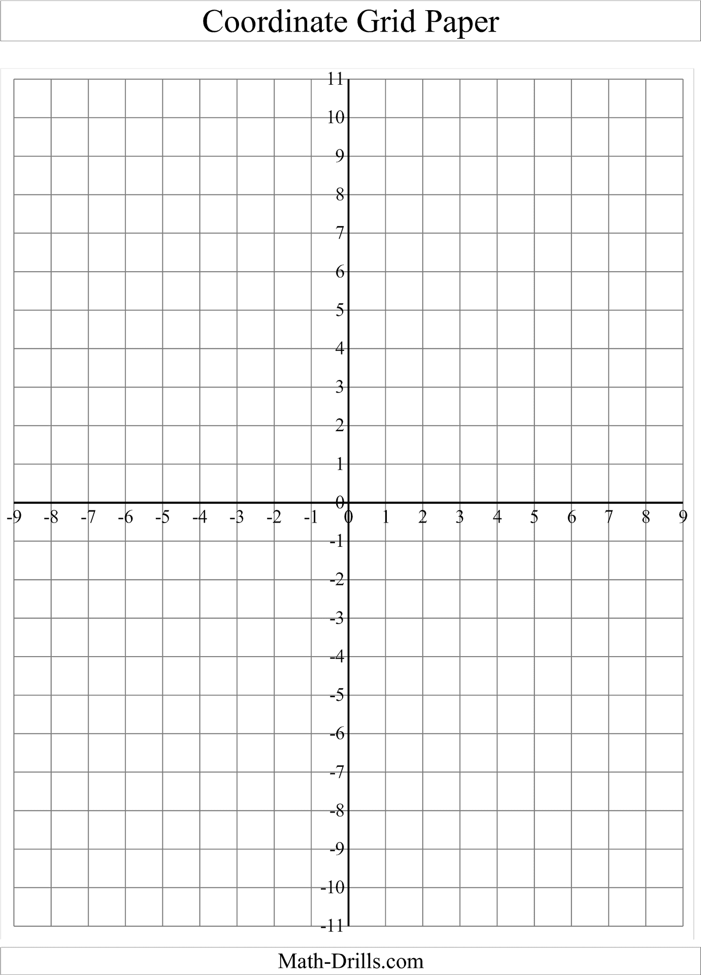 Coordinate Grid Graph Paper PNG Image