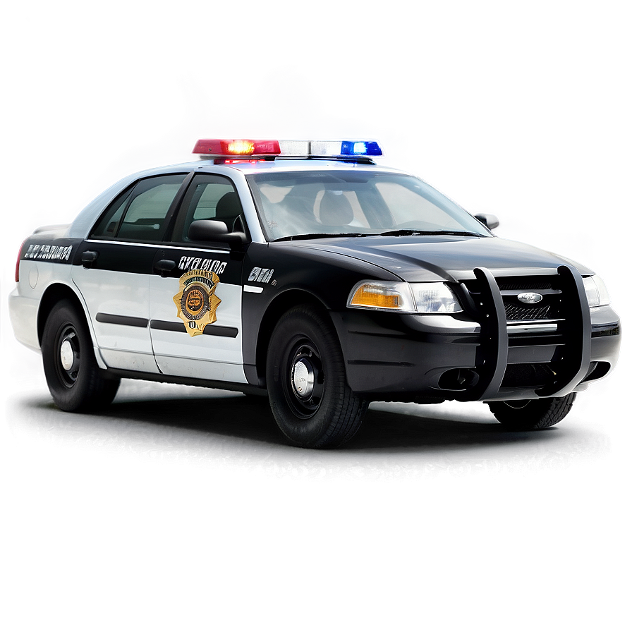 Cop Car B PNG Image