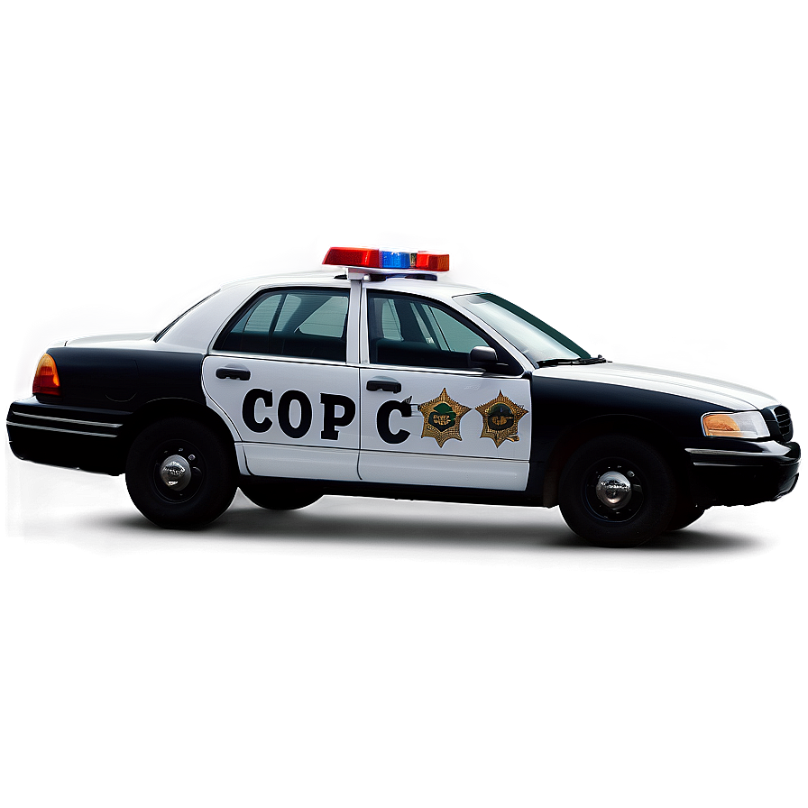 Cop Car D PNG Image