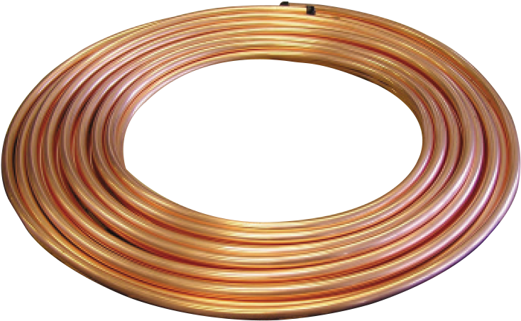 Copper Coil Wire Roll PNG Image